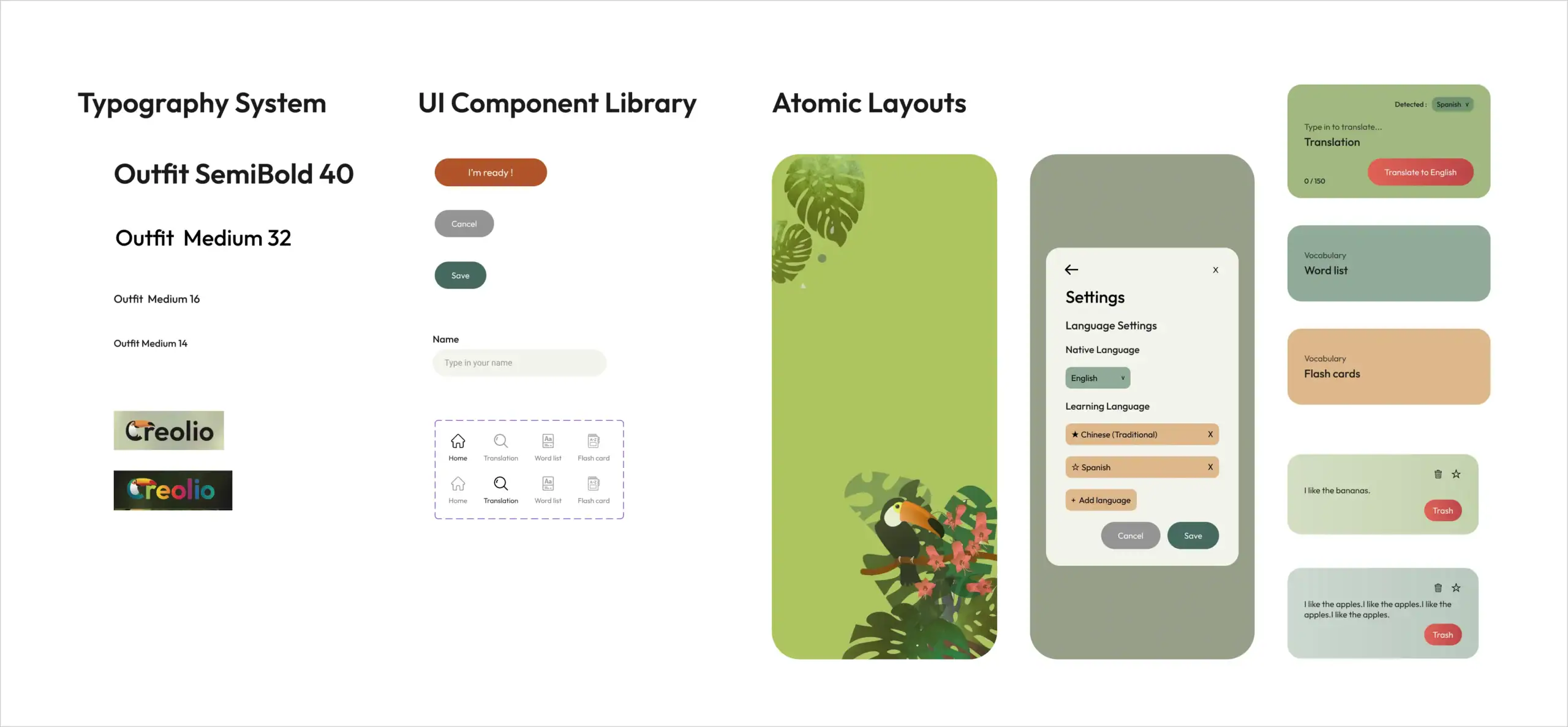Figma Component Library: A systematic design infrastructure built with auto-layout precision for seamless scaling and maintenance.