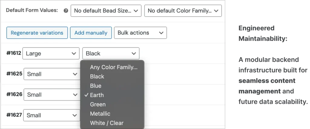 Engineered Maintainability: A modular backend infrastructure built for seamless content management and future data scalability.